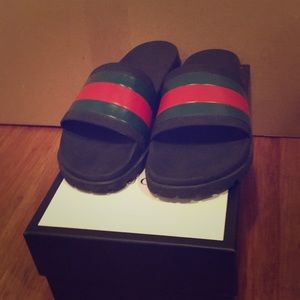 Web bottom Gucci slides